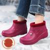 Warme Schneestiefel Herren Damen Wasserdicht Küchenarbeitsschuhe Stiefel Autowäsche