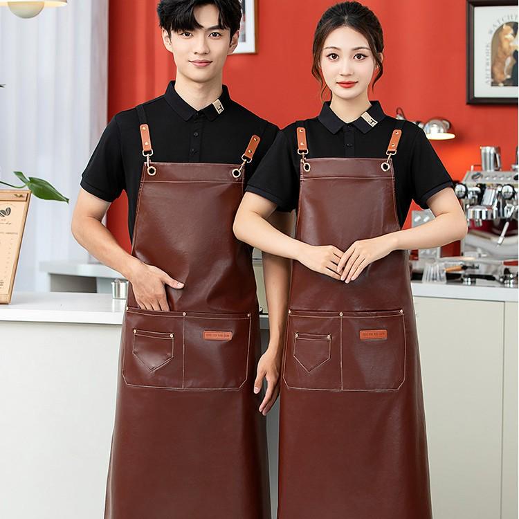 Custom Logo Kitchen Catering Waist Apron for Employees
