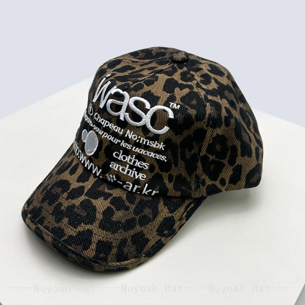 And Women Color Contrast Star Embroidered Letter Prints Baseball Caps Sun Protection Leopard Print Camouflage All-Match Peaked Hats Fashion Latest