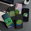 Sad Frog Pepe Funny Casing Phone Cover for Samsung Galaxy A05 A06 A14 A50 A51 A52 A12 A13 A23 A70 A07 A25 A26 M53 A56 Soft Case