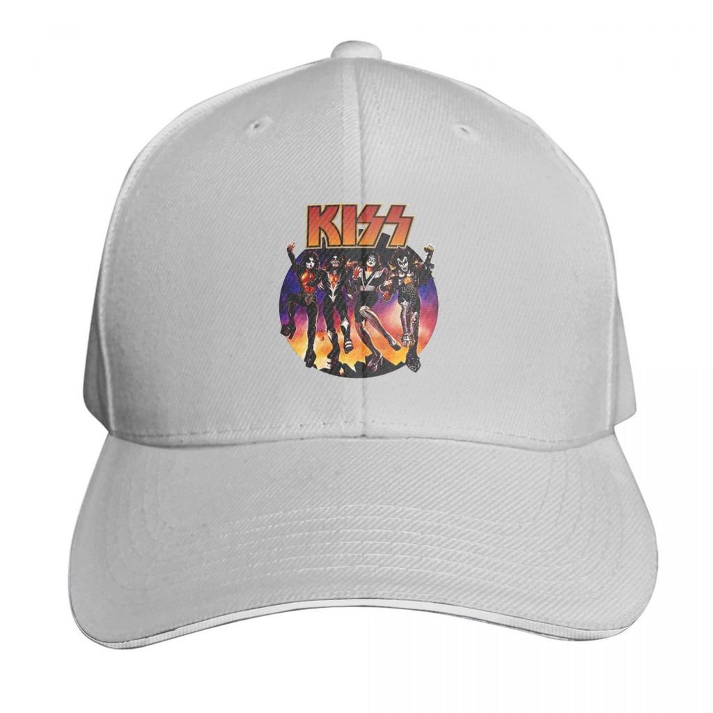 Kiss Rock Band Logo Cap Fashion Casual Baseball Caps Adjustable Hat Hip Hop Summer Unisex Baseball Hats