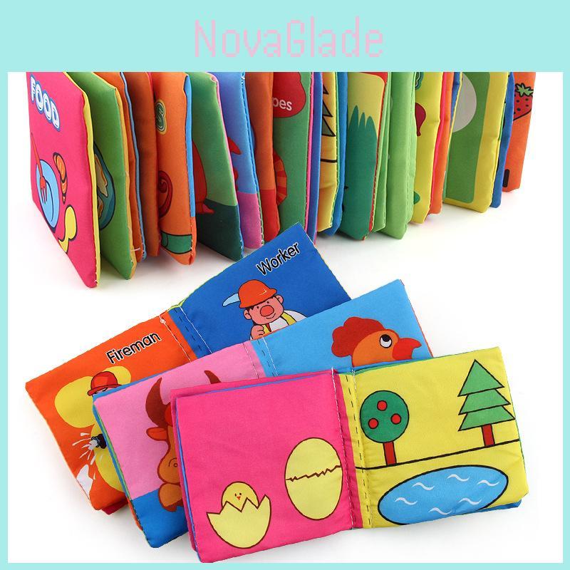 Manufacturer Direct Sale Baby Fabric Book Handheld Book Early Learning Toy