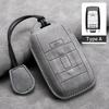 Leather New Car Key Cover Use For Rolls-Royce Cullinan Phantom Ghost Wraith Dawn Key Case Shell Buckle Auto Interior Accessories