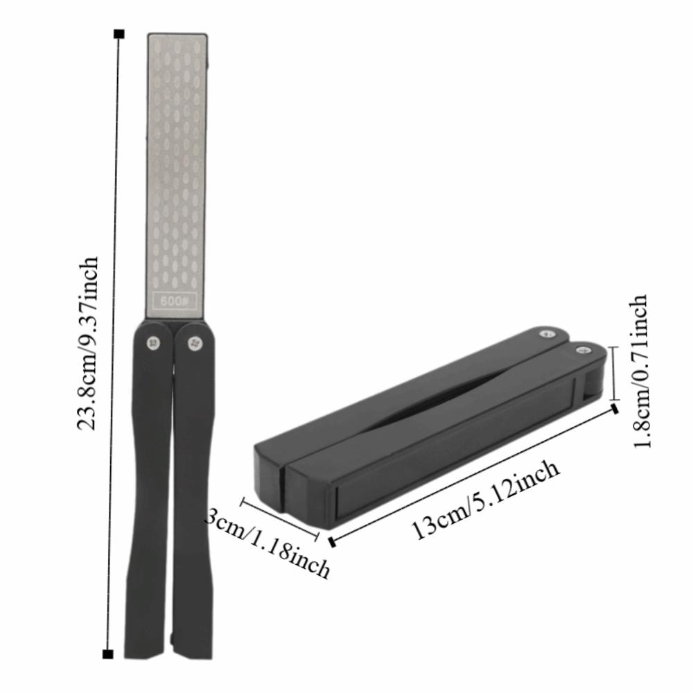 Anti-Slip Knife Sharpening Stone 400/600 Grit Diamond Knife Sharpener Whetstone  Garden Tools