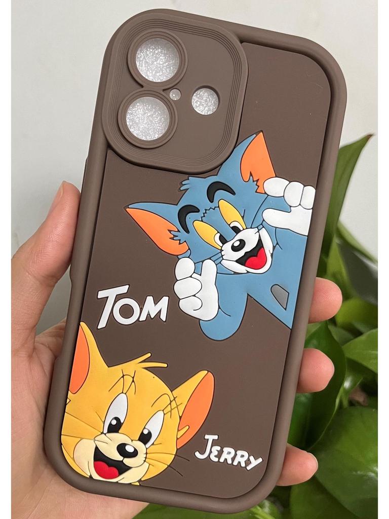 Creative 3D Cartoon Mouse Cat Silicone Phone Case for IP16 Pro Max/15/14/13/12