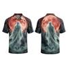 Men's Halloween Print Short Sleeve T-Shirt