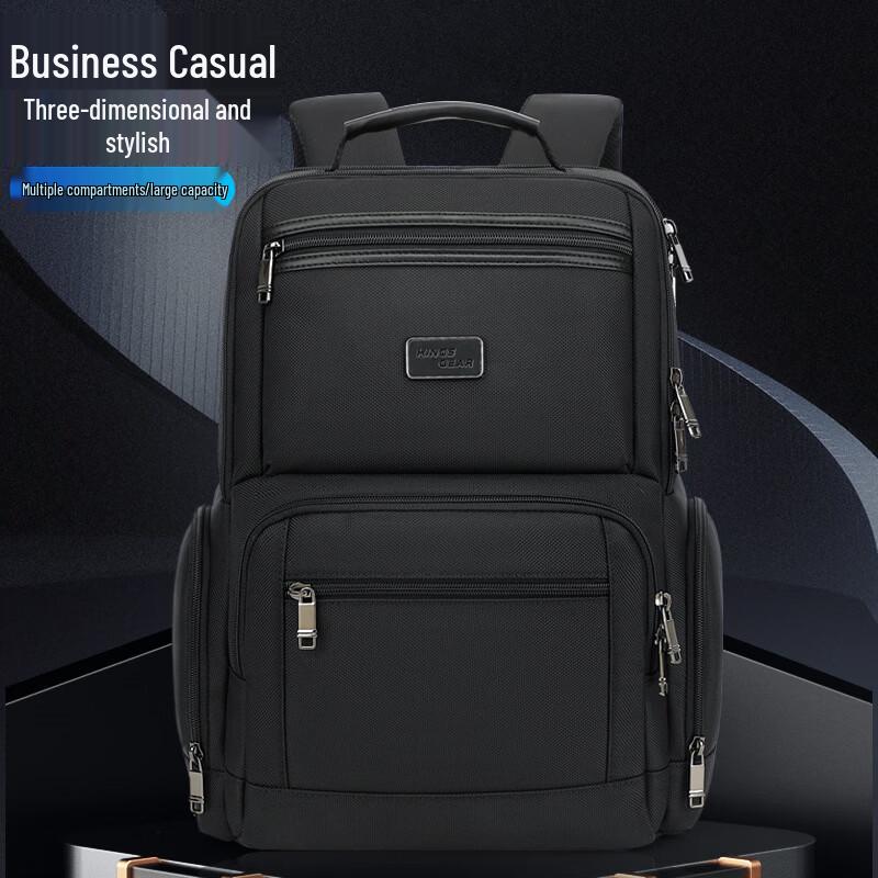 

KINGSGEAR Fashion Business Ergonomic Backpack