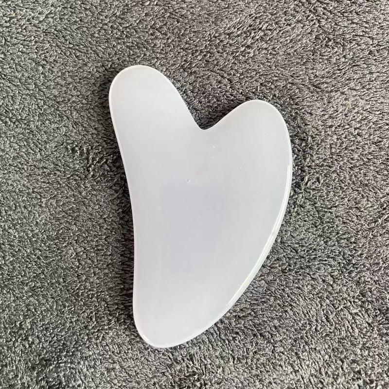 Heart-Shaped Resin Beeswax Gua Sha Set for Facial and Body Acupoint Scraping