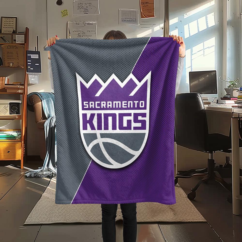 Sacramento Kings Flannel Blanket, High quality Comfortable for All Seasons, Home Decor, Warmth and Comfort