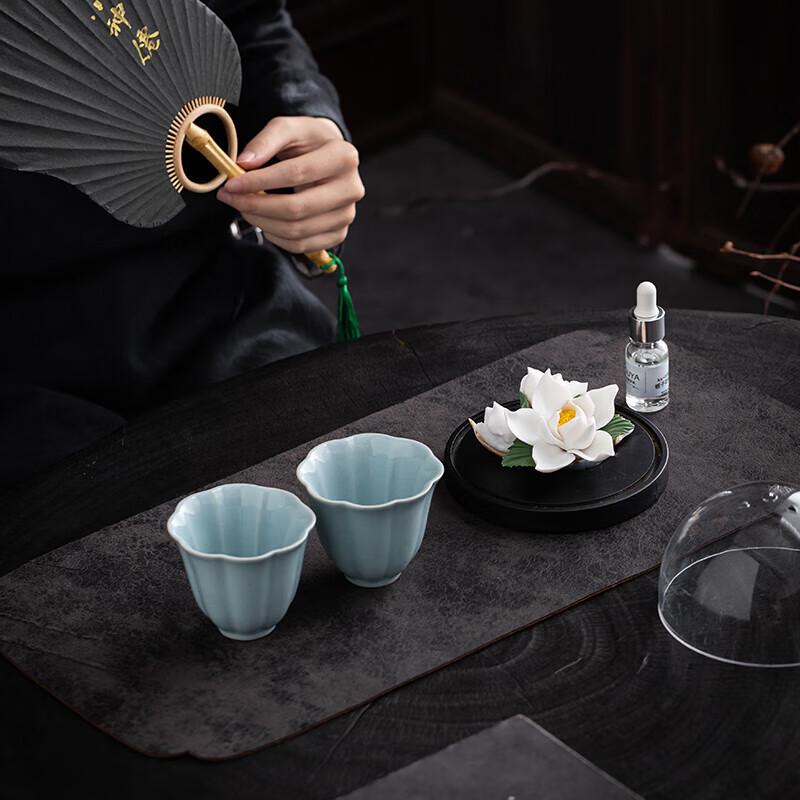 Gardenia Floral Ceramic Tea Set Gift Box