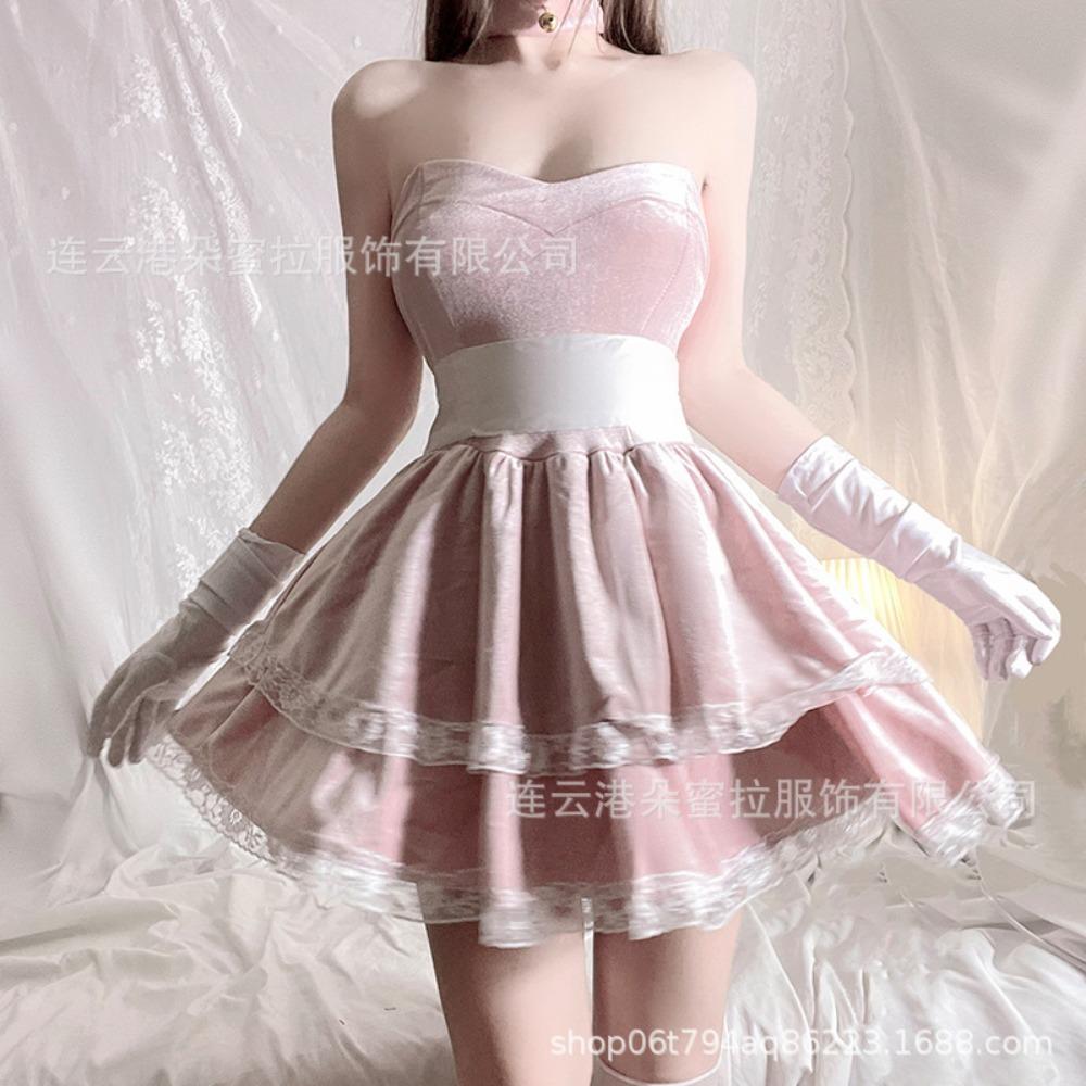 Domila Christmas Dress Female Halloween Cute Bunny Sexy Uniform Suit New Year's Battle Suit Stage Performance Suit