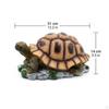 Garden Turtle Figurine Texture Statue Realistic Tortoise Lawn Sculpture for Pond, Yard Large