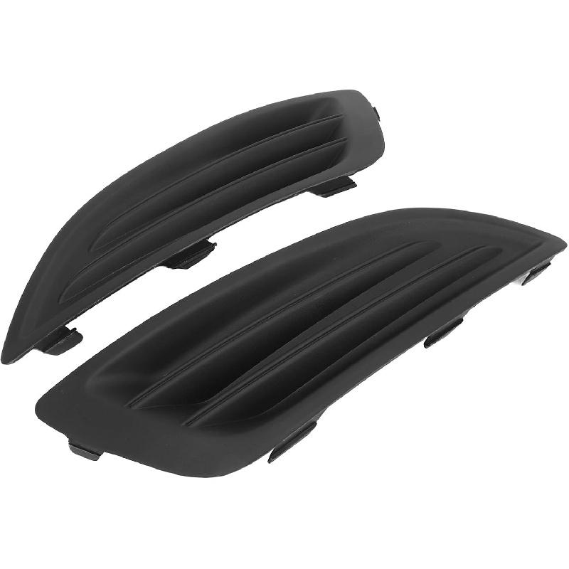 Aqxreight Front Bumper Fog Light Cover D2BZ15266AA for 2014 To 2019, Enhances Safety and Visibility, Black ABS Material