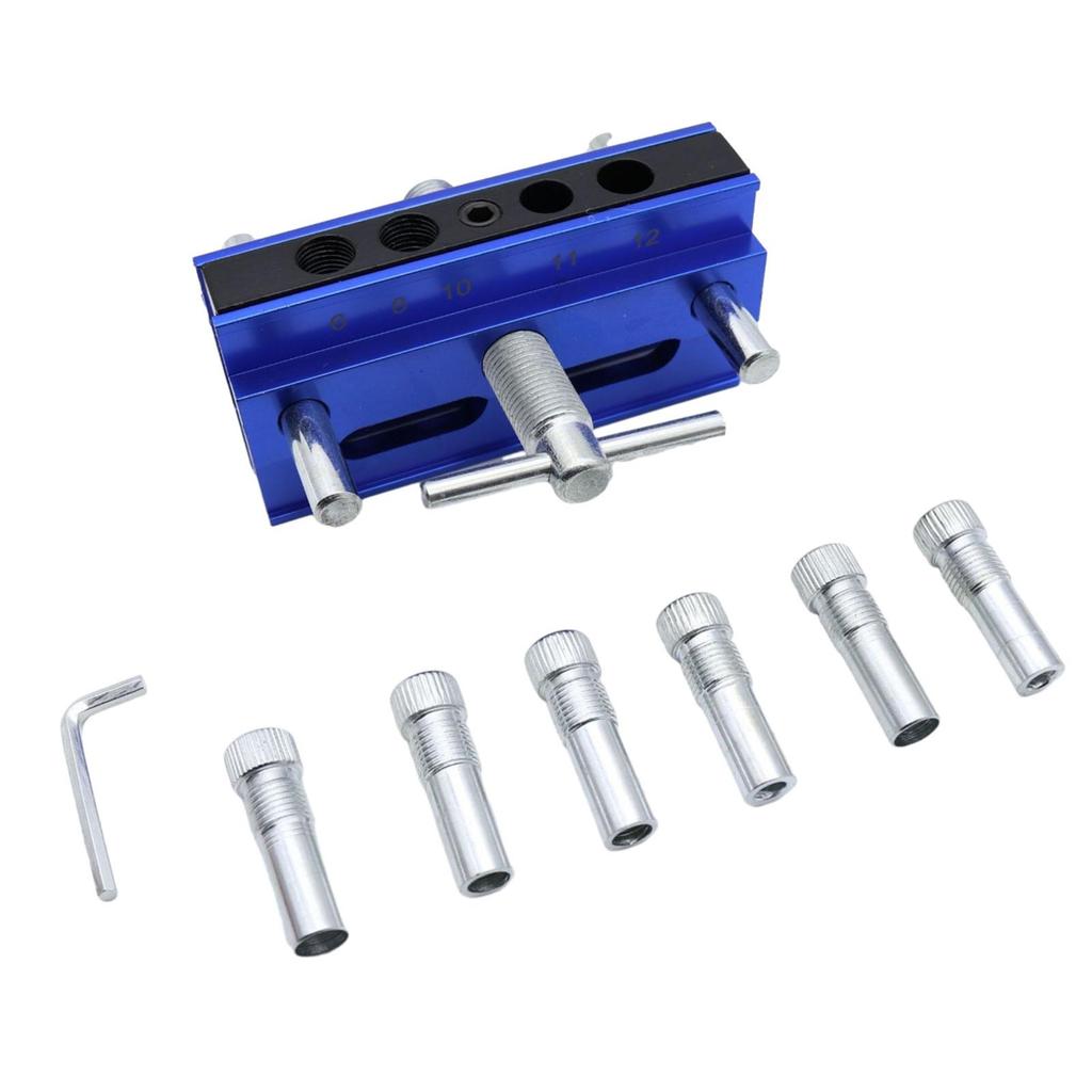 Woodworking Drill Jig Round Tube Drill Guide Professional Convenient Wood Post Drilling Holes Locator Self Centering Dowel Jig