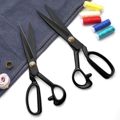Schneiderschere aus Kohlenstoffstahl, scharfe Klinge, Stoffschere aus Metall, Mehrzweck-Schneiderschere
