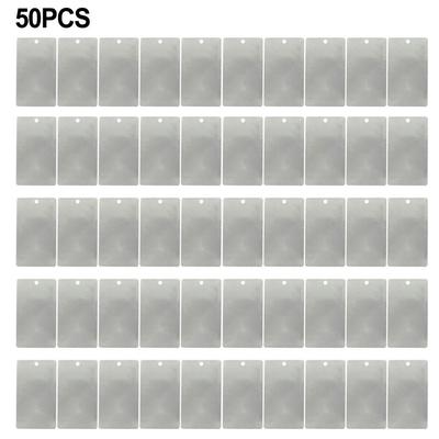 3.15*1.8inch Plant Labels 50 Pcs Aluminum Minimalist