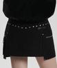 Jenyujeu Studded Belt Pocket Skirt - Black