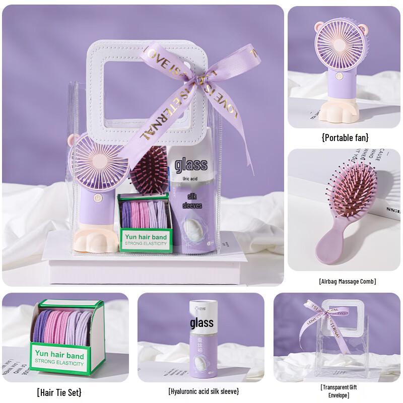 Women s Day Portable Fan & Beauty Gift Set Set 23
