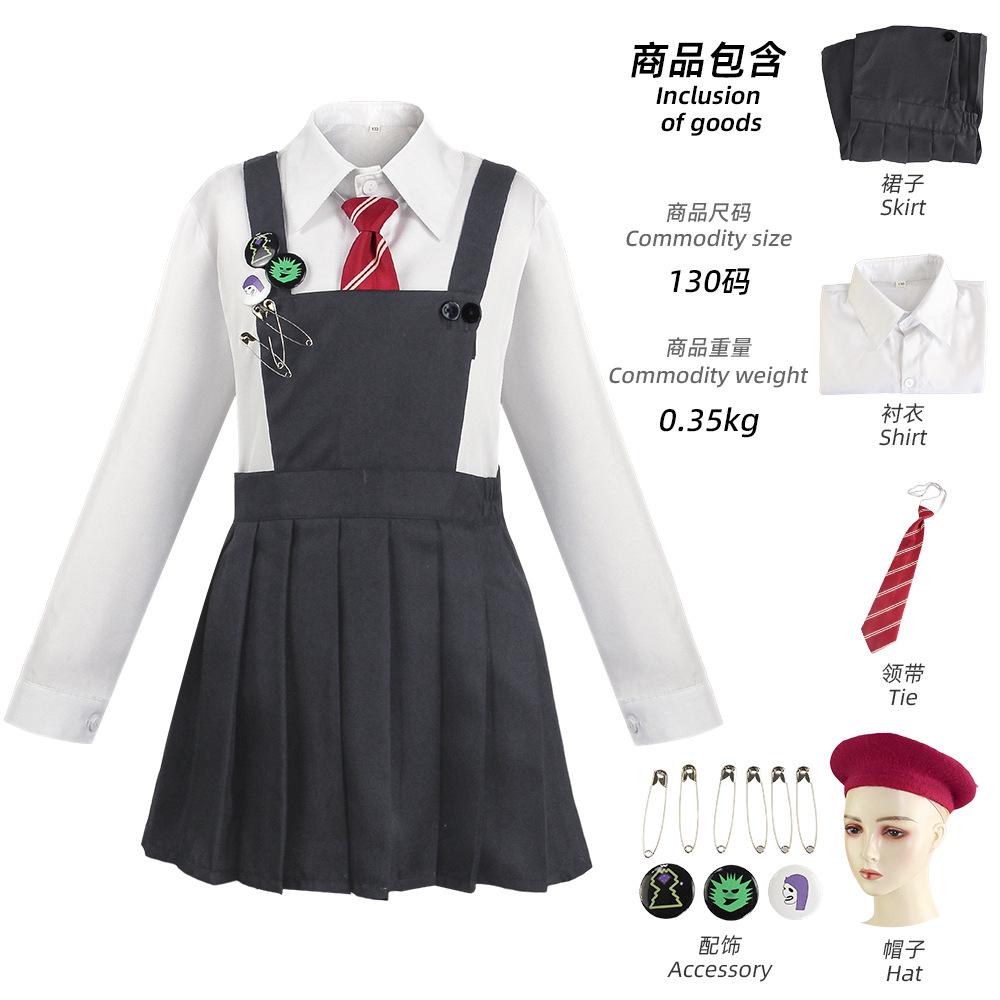 Film Matilda Cosplay-Kostüm für Mädchen, Schuluniform, Mantel, Rock, Roald Dahls Matilda das Musical, Halloween-Cosplay-Outfit für Kinder