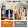 360° Rotation Storage Rack Disposable Cup And Lid Holder Coffee Cup Storage Dispenser Multifunctional Cup Organizers For Kitchen