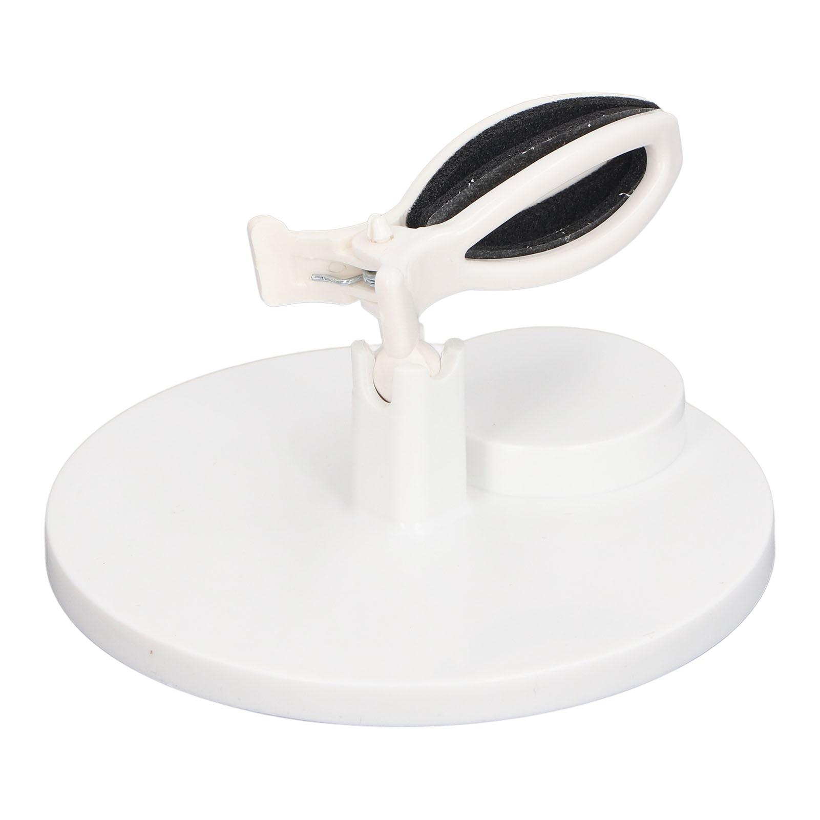 

Держатель для бутылочек лака для ногтей, прочная фиксация, регулируемый зажим, защита от проливания, держатель для лака для ногтей для белый