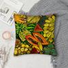Oil painting fruits and vegetables Pillow Case Square Double-Sided Printing Short Plush Sofa Cushion Cover Bedside Pillow