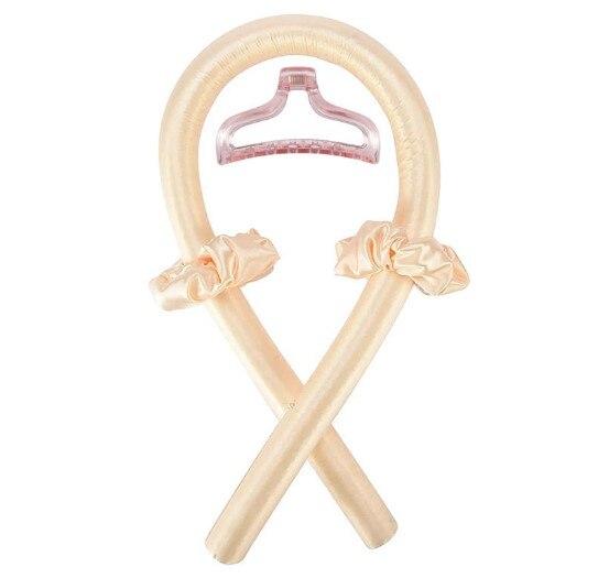 

Простая палочка для завивки волос, портативная бытовая пена для завивки волос во время сна, ленивый человек, без нагрева, набор парикмахерских инструментов теплый желтый