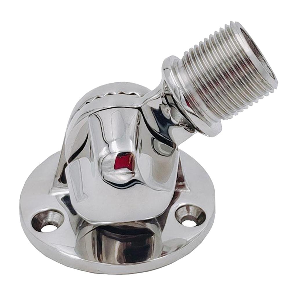 Stainless Boat. Rotating Round Base. Mount. Swiveling Base