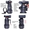 iShoot Metal Lens Support Lens Bracket Tripod Camera Tripod Mount Compatible with Tamron Di III VC VXD Bottom Quick Release Plate with Compatible with