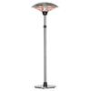 Electric Patio Heater 3000W CO₂-Free Auxiliary Heating 13 M² and IP44 - Freestanding Infrared Heater 3 Heat Settings - Adjustable Height 160 To 200 Cm
