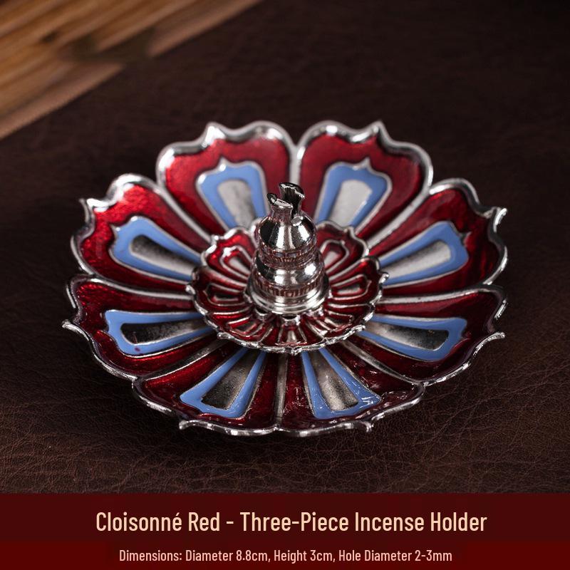 Kodo Multi-Hole Gourd & Water Drop Incense Holders: Turtle, Zen Lotus, Dragon Soaring Designs