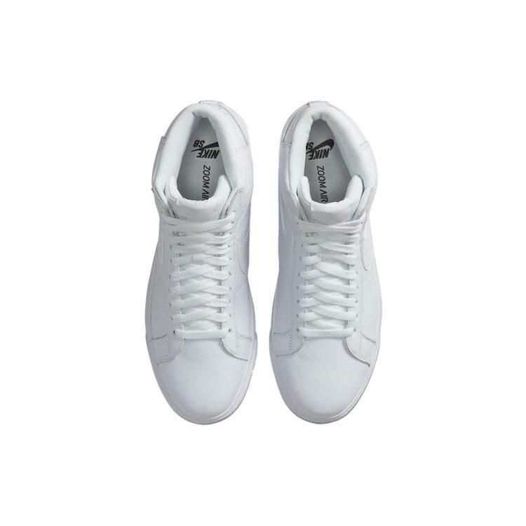 Nike Sb Zoom Blazer Mid Triple White 864349-105