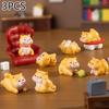 3 Stück Niedliche Miniatur Welpen Mikro Landschaft Ornamente Desktop Auto Dekoration DIY Puppenhaus Zubehör Kinderspielzeug Fotografie Requisiten