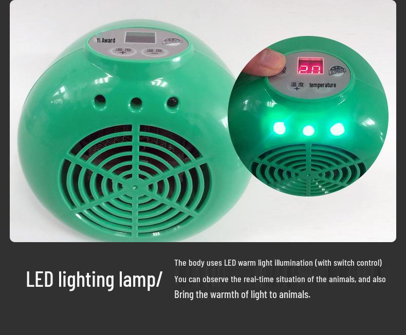 Aquaculture Brooding Heat Lamp: Waterproof, Explosion-Proof Temperature Control for Chick & Piglet Warming
