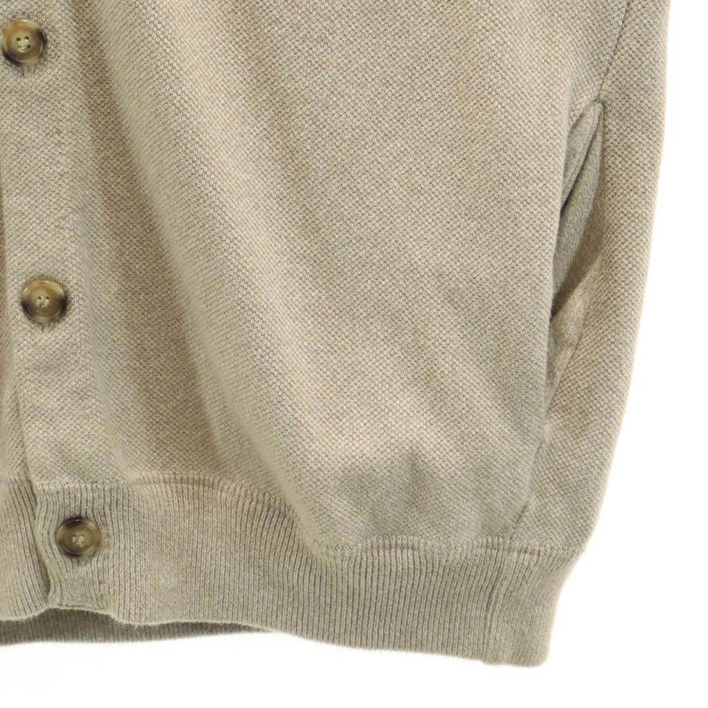Crepuscule Made In Japan Long Sleeve V Neck Cardigan 2 Beige Men's Used