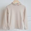 Toddler Kids Half High Neck Long Sleeve Solid Casual Thermal T Shirt Top