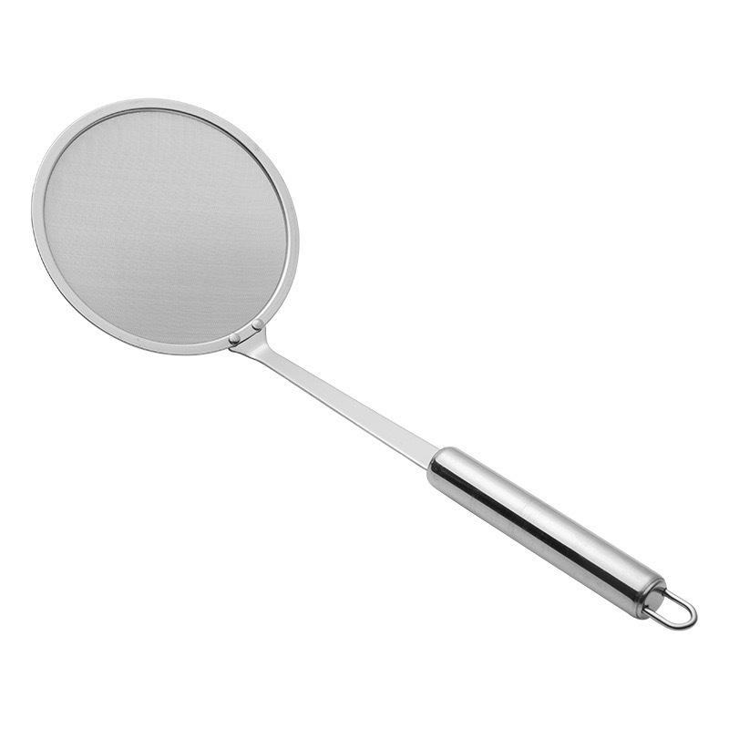 304 Stainless Steel Ultra-Fine Skimmer: 100-Mesh Kitchen Oil and Foam Strainer