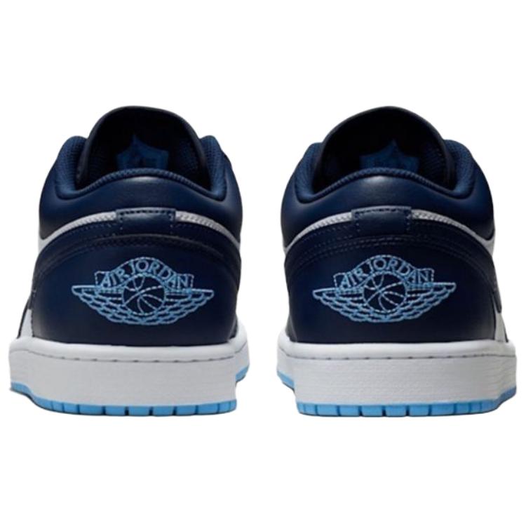 Jordan Air Jordan 1 Low top Vintage Basketball Shoes Men's Blue White 553558-404