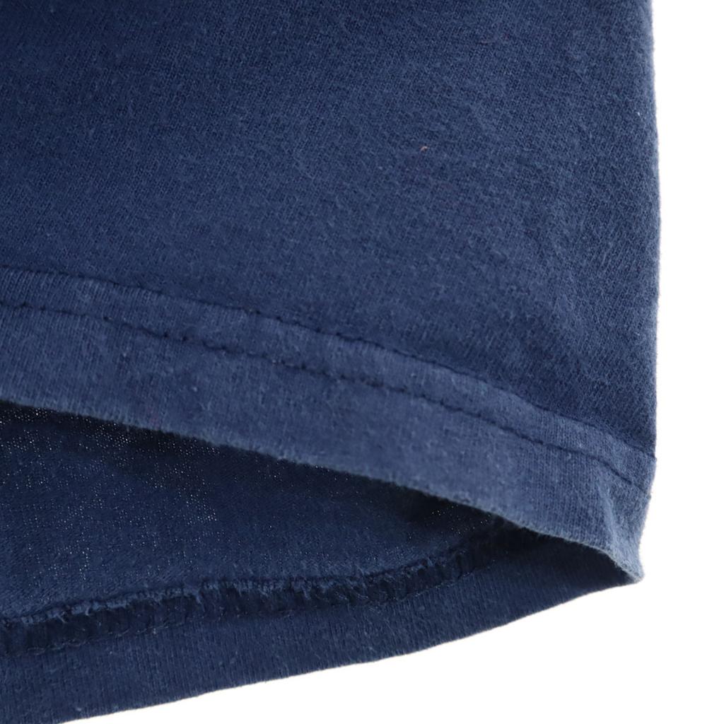 BIG DOGS Back Print Short Sleeve T-shirt XL Navy Men's Used