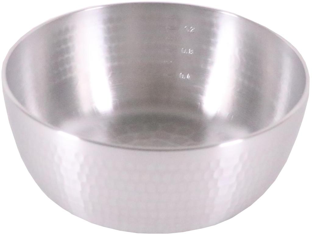 Nakao Aluminum Manufacturing Co., Ltd. Yattoko Pot (with graduations), 18cm, Aluminum, 1.8L, 1 piece