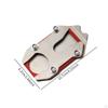 Motorcycle Kickstand Pad Enlarger Support Plate Enlarged Base Easily Install Accessories