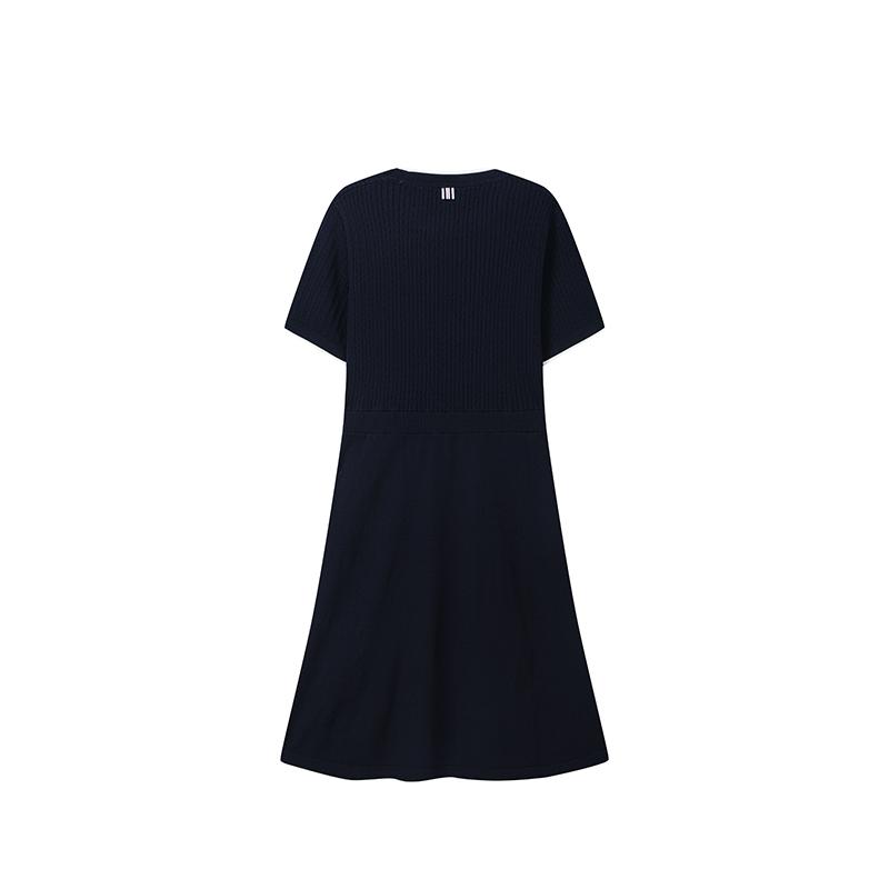 Fila Heritage Fashion Simple Versatile Skin-Friendly Soft Short Sleeve Dress Women Dresses F11W638328FDB