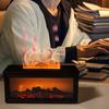 Flame Diffuser 280ml Lifelike Quiet Auto Shut Off with Remote Control Essential Oil Diffuser Fireplace Aromatherapy Humidifier