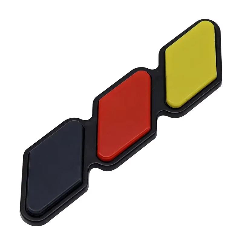3 Colors Grille Badge Emblem Decals For Toyota Tacoma Tundra 4Runner TRD Rav4 CHR Highlande Strip Air Inlet Auto Car Accessories