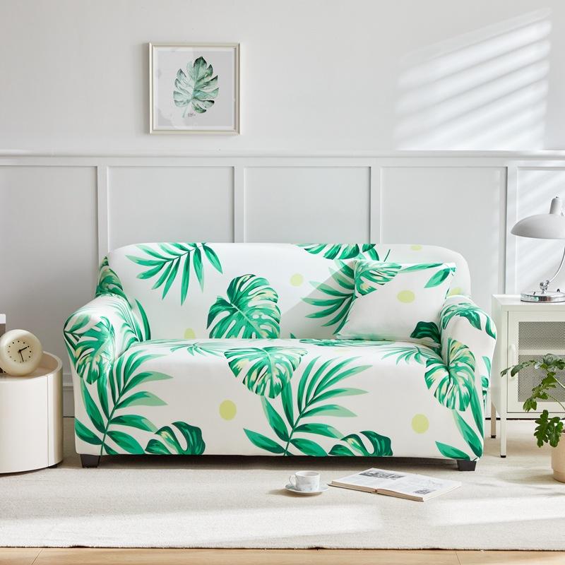 Anti Slip and Dust Proof Fabric Sofa Cover Cloth Ins Wind Elastic Sofa Cover Sofa Towel All Inclusive for All Seasons