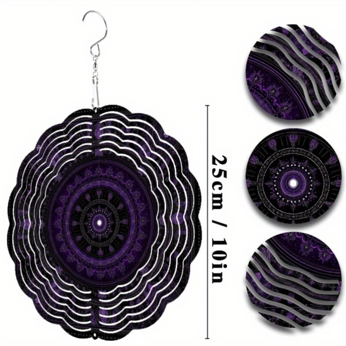 

Металлический флюгер в богемном стиле 10 дюймов, подвесной декор для сада, для патио, заднего двора, уникальный подарок для улицы, художественное украшение, не требует батареек 01A