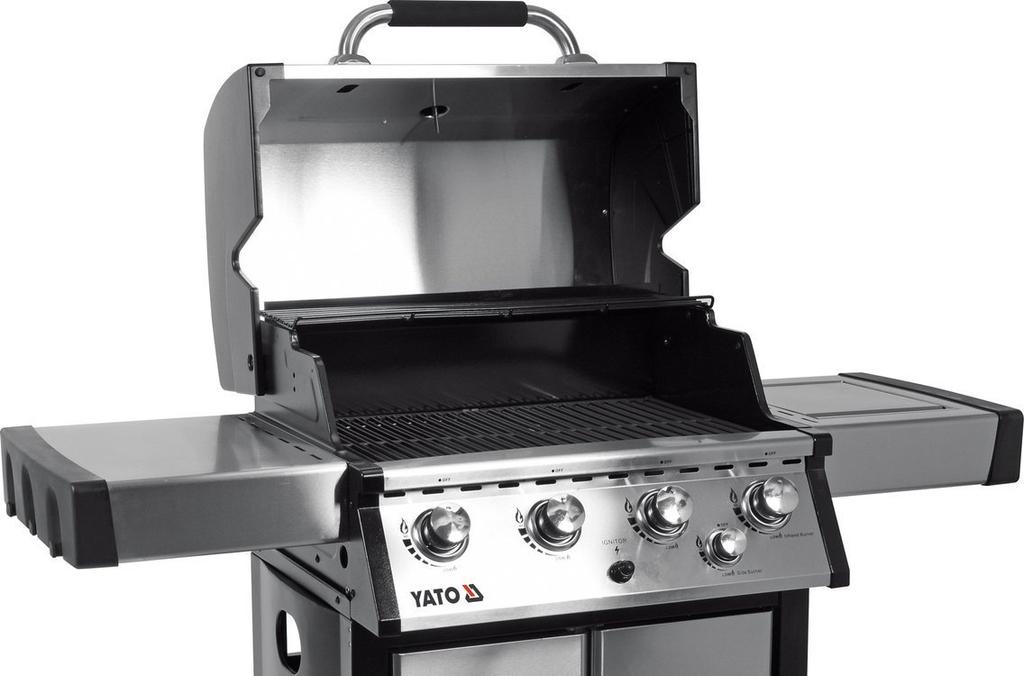 Gas Grill 4+1 Stainless Steel 17.5Kw - Yg-20013
