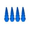 4pcs Tire Valve Caps Anti-theft Bullet Head Style Antirust Motorcycle Bike Car Wheel Tyre Tires Valve Stem Caps Accessories