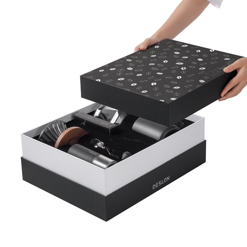 DESLON Pour Over Coffee Set with Grinder