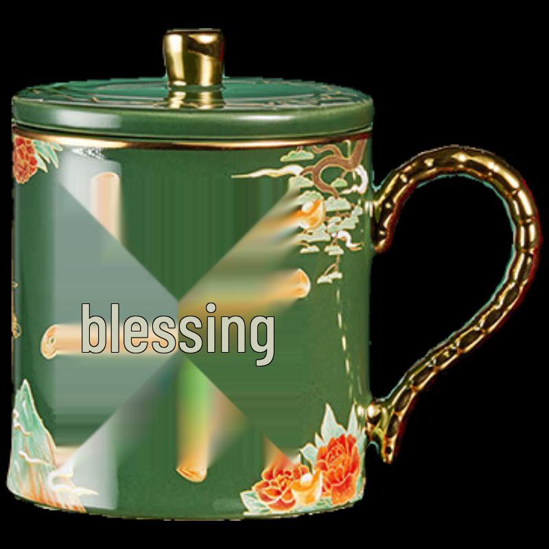 Gonghe Jingpin Chinese Style Ceramic Snake Year Mug